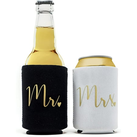 Prazoli Mr and Mrs Wedding Insulating Sleeves - Bridal Shower Favors Engagement Gifts for Bride and Groom Set of 2
Prazoli Mr and Mrs Wedding Insulating Sleeves - Bridal Shower Favors Engagement Gifts for Bride and Groom Set of 2