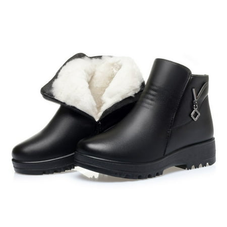 Qepwscx Womens Winter Boots Ankle Boots Women Shoes Waterproof Platform Round Toe Mid Heels Comfortable Warm Casual Thick Fleece Side Zip Snow Ankle Boots
Qepwscx Womens Winter Boots Ankle Boots Women Shoes Waterproof Platform Round Toe Mid Heels Comfortable Warm Casual Thick Fleece Side Zip Snow Ankle Boots