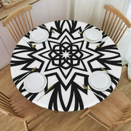 Modern Design Mandala Black White Circular Table with Polyester Table Cloth - Holiday Party Essential 40 -48 24jl23caA56
Modern Design Mandala Black White Circular Table with Polyester Table Cloth - Holiday Party Essential 40 -48 24jl23caA56