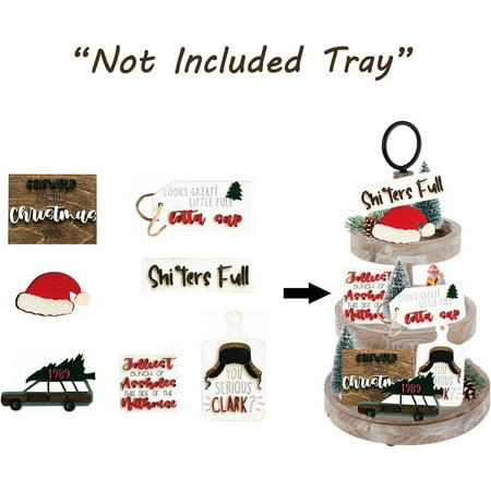 7pcs Rustic Farmhouse Autumn Fall Supplies Xmas Wooden Signs Decorations for Kitchen Home Table Holiday Party Supplies Christmas Tiered Tray Decor, Tray Not Include
7pcs Rustic Farmhouse Autumn Fall Supplies Xmas Wooden Signs Decorations for Kitchen Home Table Holiday Party Supplies Christmas Tiered Tray Decor, Tray Not Include