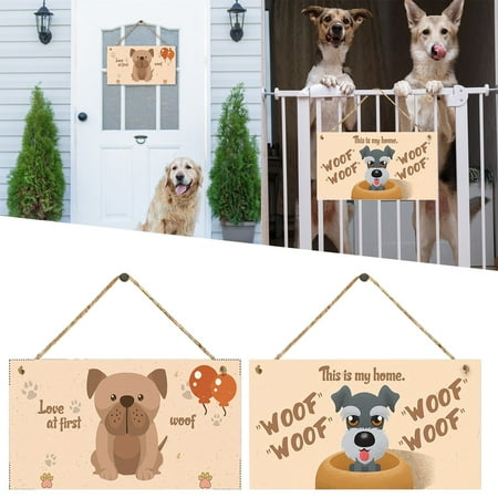 WEPRO Wooden Sign Dog Tag Rectangular Wood Decoration Pet Slogan Pendant Decoration
WEPRO Wooden Sign Dog Tag Rectangular Wood Decoration Pet Slogan Pendant Decoration