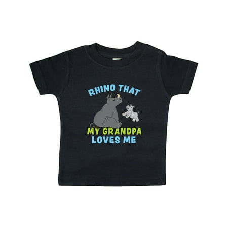 Inktastic Rhino That My Grandpa Loves Me with Cute Rhinos Gift Baby Boy or Baby Girl T-Shirt
Inktastic Rhino That My Grandpa Loves Me with Cute Rhinos Gift Baby Boy or Baby Girl T-Shirt