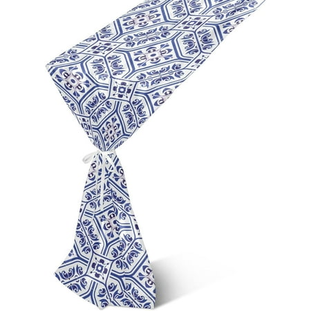 Hyjoy Table Runner Blue and White Ceramic Machine Washable Non-Slip Farmhouse Table Runners for Dinner Party Holidays Home Decor 13 x 70 Inch
Hyjoy Table Runner Blue and White Ceramic Machine Washable Non-Slip Farmhouse Table Runners for Dinner Party Holidays Home Decor 13 x 70 Inch
