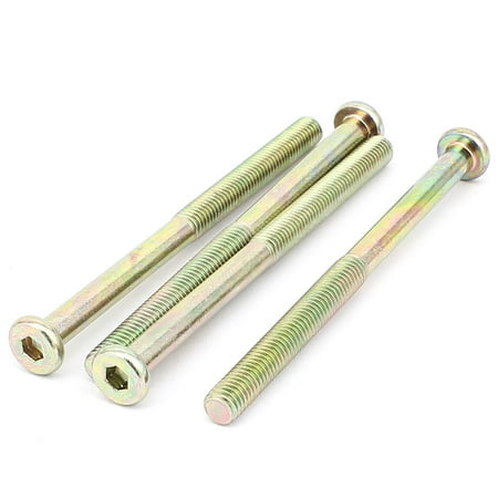 Unique Bargains M8 x 110mm Threaded Hexagon Socket Head Cap Screw Bolt Bronze Tone 4 Pcs
Unique Bargains M8 x 110mm Threaded Hexagon Socket Head Cap Screw Bolt Bronze Tone 4 Pcs