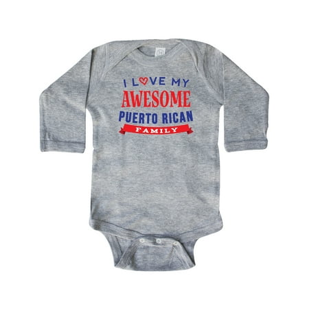 Inktastic Puerto Rico Love My Puerto Rican Family Gift Baby Boy or Baby Girl Long Sleeve Bodysuit
Inktastic Puerto Rico Love My Puerto Rican Family Gift Baby Boy or Baby Girl Long Sleeve Bodysuit
