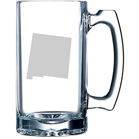 New Mexico States Etched 25oz Beer Mug