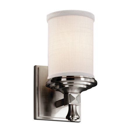 Justice Design Group Textile Deco 1 Light Wall Sconce