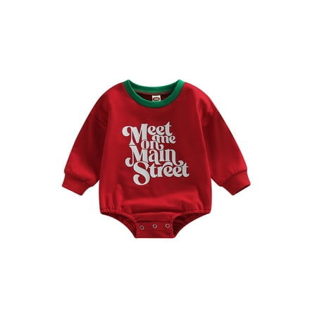 Amuver Baby Boys Girls Christmas Romper Long Sleeve Crew Neck Letters Print Bodysuit for Casual Daily
Amuver Baby Boys Girls Christmas Romper Long Sleeve Crew Neck Letters Print Bodysuit for Casual Daily
