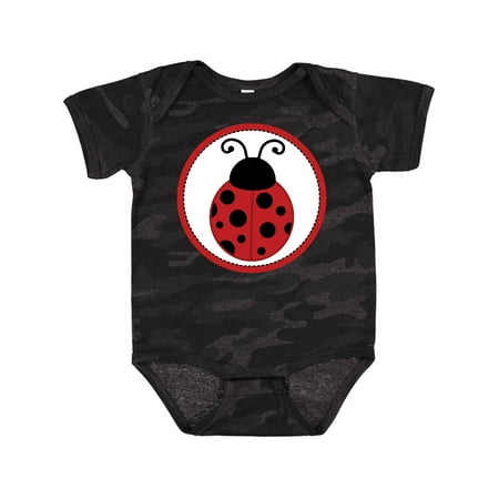 Inktastic Ladybug Circle Gift Baby Boy or Baby Girl Bodysuit
