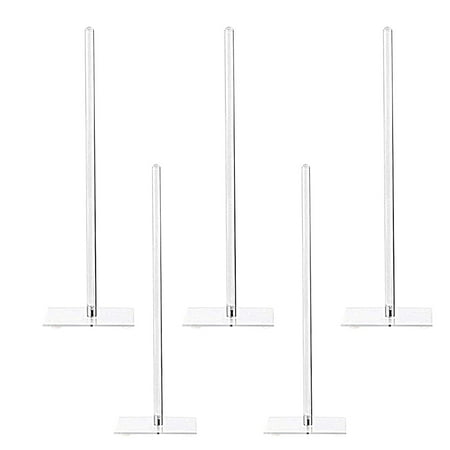 6Pcs Square Base Acrylic Donuts Display Stand Transparent Doughnut Holder for Birthday Wedding Banquet (4pcs Short and 2pcs Long)
6Pcs Square Base Acrylic Donuts Display Stand Transparent Doughnut Holder for Birthday Wedding Banquet (4pcs Short and 2pcs Long)