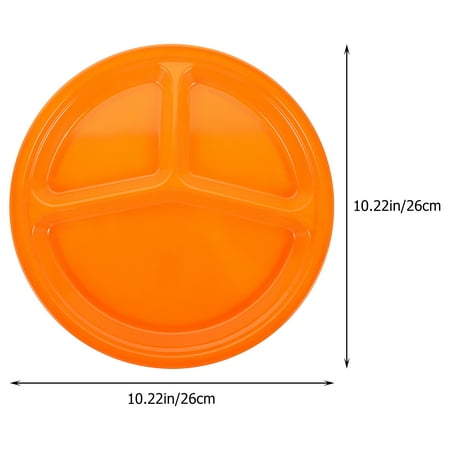 4pcs Melamine 3-Divided Plates Dinner Plates Household Food Dishes Home Supplies
4pcs Melamine 3-Divided Plates Dinner Plates Household Food Dishes Home Supplies