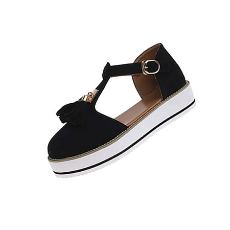EQWLJWE Sandals Women 2022 Espadrille Wedge Round Toe Closed Toe Side Empty Baotou Hollow Double Buckle Platform Sandals Summer Casual Outdoor Shoes
EQWLJWE Sandals Women 2022 Espadrille Wedge Round Toe Closed Toe Side Empty Baotou Hollow Double Buckle Platform Sandals Summer Casual Outdoor Shoes