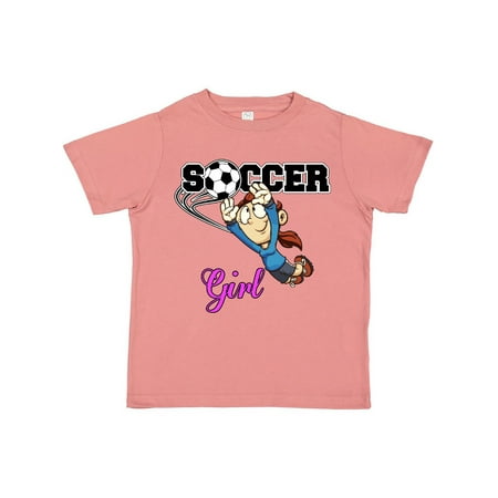 Inktastic Soccer Girl Goalie Gift Toddler Toddler Girl T-Shirt