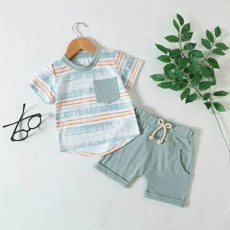 Simplmasygenix Baby Sets Clearance Summer Dress Toddler Kids Baby Boys Fashion Cute Short Sleeve Stripe Print Casual Pocket Shorts Suit
Simplmasygenix Baby Sets Clearance Summer Dress Toddler Kids Baby Boys Fashion Cute Short Sleeve Stripe Print Casual Pocket Shorts Suit