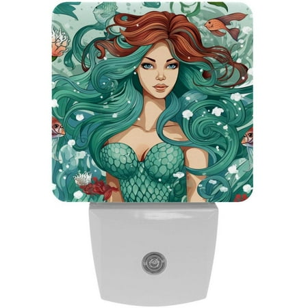 Mermaids Square LED Night Lights - Small Portable and Energy-Efficient Illumination Solution for Any Room - Ideal for Nightstands Bedrooms and Dorms
Mermaids Square LED Night Lights - Small Portable and Energy-Efficient Illumination Solution for Any Room - Ideal for Nightstands Bedrooms and Dorms