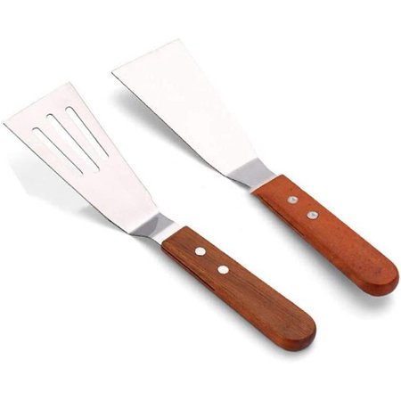 Small Metal Spatula 2 Pieces Heat-Resistant Flexible Cooking Utensils Fish Grill Spatula with Wood Handle Stainless Steel Mini Slotted Turner Flat Top Grill Spatula
Small Metal Spatula 2 Pieces Heat-Resistant Flexible Cooking Utensils Fish Grill Spatula with Wood Handle Stainless Steel Mini Slotted Turner Flat Top Grill Spatula