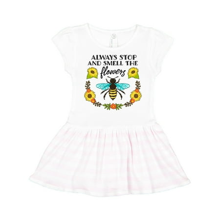 Inktastic Always Stop and Smell the Flowers with Bee and Sunflowers Gift Toddler Girl Dress
Inktastic Always Stop and Smell the Flowers with Bee and Sunflowers Gift Toddler Girl Dress
