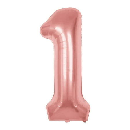 Huge 40 Inch Rose Gold 1 Balloon One Balloon for First Birthday Decorations Girl Helium Supported R
Huge 40 Inch Rose Gold 1 Balloon One Balloon for First Birthday Decorations Girl Helium Supported R