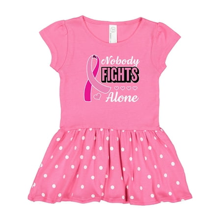 Inktastic Breast Cancer Awareness Nobody Fights Alone Pink Ribbon Gift Toddler Girl Dress
Inktastic Breast Cancer Awareness Nobody Fights Alone Pink Ribbon Gift Toddler Girl Dress