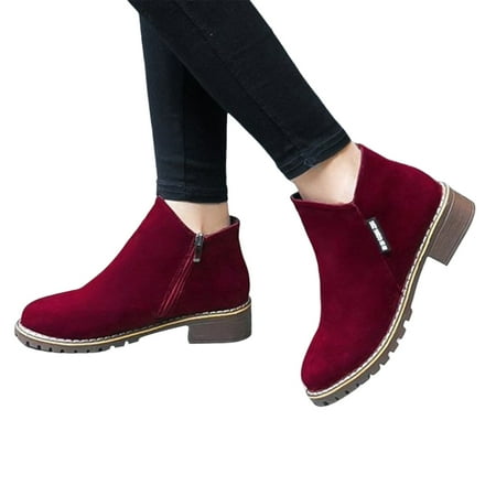 Girls Thick Heel Ankle Boots with High Quality Fabric Material for Stylish Women Office Lady 37 Red
Girls Thick Heel Ankle Boots with High Quality Fabric Material for Stylish Women Office Lady 37 Red