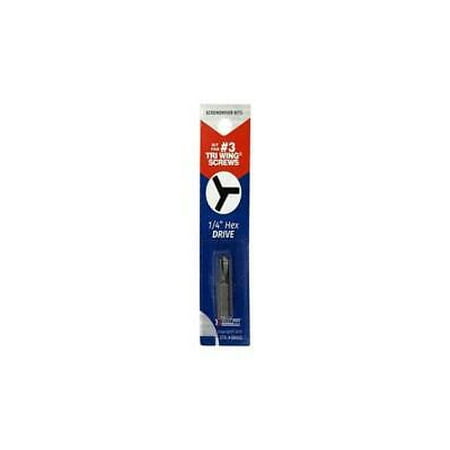 5Pc Best Way Tools Tri-Wing Torx #3 X 1 in. L Screwdriver Bit Carbon Steel 1 pc
5Pc Best Way Tools Tri-Wing Torx #3 X 1 in. L Screwdriver Bit Carbon Steel 1 pc