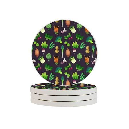 Circular Drink Coasters Set Vegetables Vegan Beautiful Home Decor Diatomite Heat-Resistant Diatomite Protect Table Countertop
Circular Drink Coasters Set Vegetables Vegan Beautiful Home Decor Diatomite Heat-Resistant Diatomite Protect Table Countertop