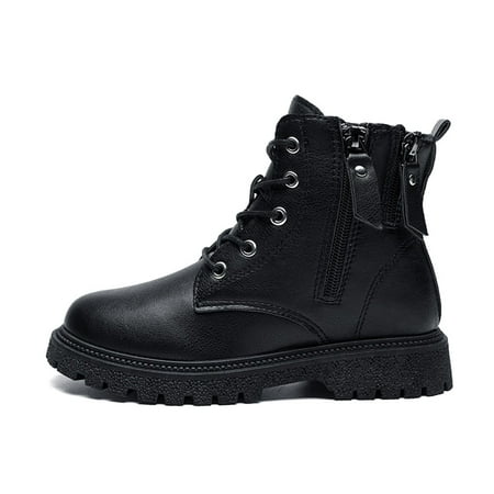 winter warm Girls Boys Martin Boots Side Zipper Ankle Boots waterproof Anti Slip Fashion Kids Boots (Little Kids/Big Kids)
winter warm Girls Boys Martin Boots Side Zipper Ankle Boots waterproof Anti Slip Fashion Kids Boots (Little Kids/Big Kids)