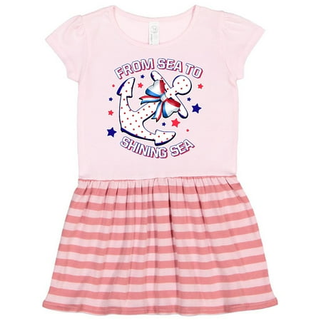 Inktastic From Sea to Shining Sea with Patriotic Anchor and Bow Gift Toddler Girl Dress
Inktastic From Sea to Shining Sea with Patriotic Anchor and Bow Gift Toddler Girl Dress