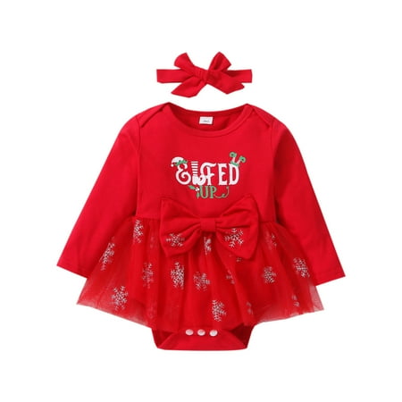 Aompmsdx Autumn And Winter Baby Girls Christmas Long-Sleeved Romper Lace Dress Christmas Dress
Aompmsdx Autumn And Winter Baby Girls Christmas Long-Sleeved Romper Lace Dress Christmas Dress
