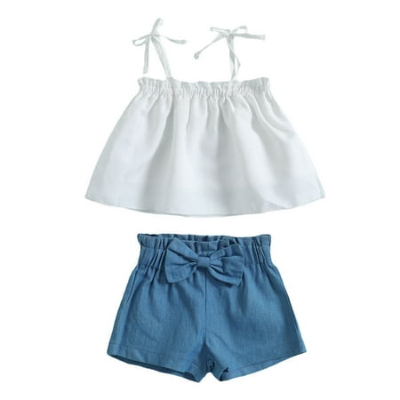 Toddler Girl Clothes Summer Sleeveless Solid Color Drawstring Top Shorts 2Pcs Outfits Clothes Set For Girl Clothes Clothes Summer Clothes
Toddler Girl Clothes Summer Sleeveless Solid Color Drawstring Top Shorts 2Pcs Outfits Clothes Set For Girl Clothes Clothes Summer Clothes