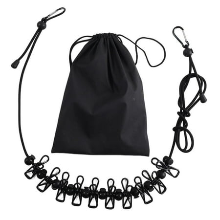 Multifunctional Elastic Clothesline Set with Hooks Clips Beads Windproof Portable Retractable for Camping Outdoor Home Use
Multifunctional Elastic Clothesline Set with Hooks Clips Beads Windproof Portable Retractable for Camping Outdoor Home Use