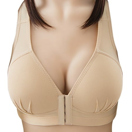 fanshao Women Push Up Soft Bra Front Closure Solid Color Brassiere Wireless Underwear
fanshao Women Push Up Soft Bra Front Closure Solid Color Brassiere Wireless Underwear