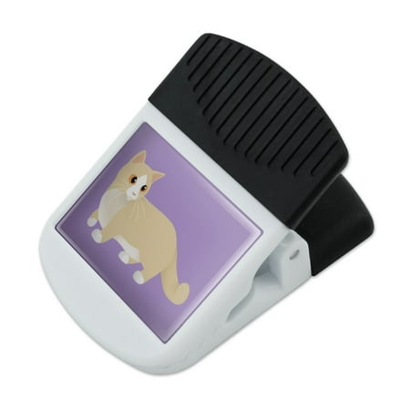 Munchkin Cat Refrigerator Fridge Magnet Magnetic Hanging Hook Note Snack Clip