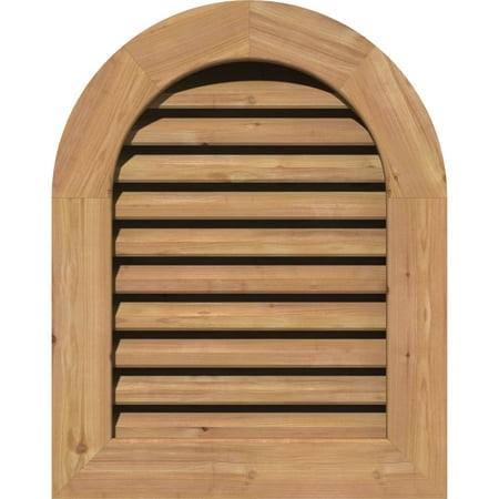 32 W x 34 H Round Top Gable Vent (37 W x 39 H Frame Size): Unfinished Functional Smooth Western Red Cedar Gable Vent w/ 1 x 4 Flat Trim Frame
32 W x 34 H Round Top Gable Vent (37 W x 39 H Frame Size): Unfinished Functional Smooth Western Red Cedar Gable Vent w/ 1 x 4 Flat Trim Frame