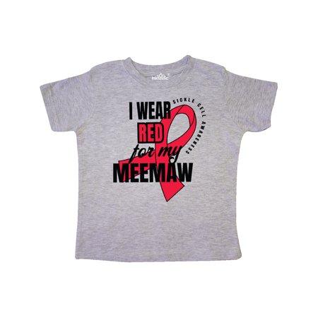 Inktastic Sickle Cell Awareness I Wear Red For My Meemaw Gift Toddler Boy or Toddler Girl T-Shirt
Inktastic Sickle Cell Awareness I Wear Red For My Meemaw Gift Toddler Boy or Toddler Girl T-Shirt