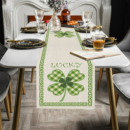 Qepwscx Table Runner Tablecloth St. Patrick s Day Print 13 X 70 Inch For St. Patrick s Day Table Decorations Clearance
Qepwscx Table Runner Tablecloth St. Patrick s Day Print 13 X 70 Inch For St. Patrick s Day Table Decorations Clearance
