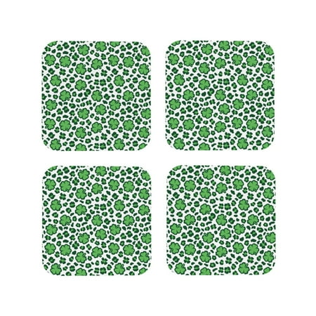Drink Coasters Set of 4 Leopard print St. Patrick s Day Leather Coasters for Coffee Table Protector Heat Resistant Cute Coasters for Home Decor Housewarming Gifts Bar Kitchen 4 Inch Square
Drink Coasters Set of 4 Leopard print St. Patrick s Day Leather Coasters for Coffee Table Protector Heat Resistant Cute Coasters for Home Decor Housewarming Gifts Bar Kitchen 4 Inch Square