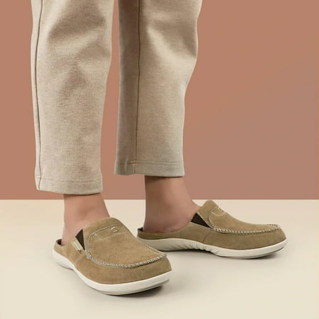 GeckoMan Men s Arch Support Slipper Loafers Plantar Faciitis Canvas House Slipper for Men Indoor Outdoor Slip On Clog Slides Shoes with Anti-Skid Rubber Sole
GeckoMan Men s Arch Support Slipper Loafers Plantar Faciitis Canvas House Slipper for Men Indoor Outdoor Slip On Clog Slides Shoes with Anti-Skid Rubber Sole