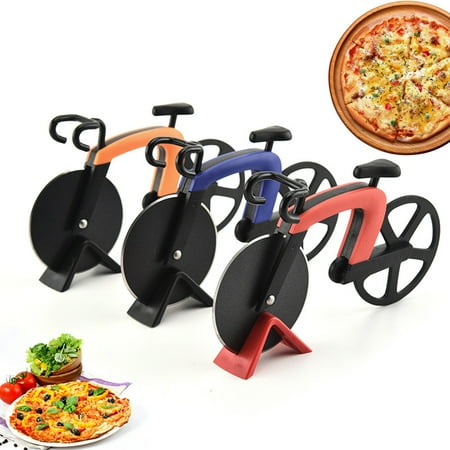 Riguas Pizza Cutter Effective Anti-deform Sharp Blade Creative Bicycle Shape Bread Cake Pizza Wheel for Kitchen
Riguas Pizza Cutter Effective Anti-deform Sharp Blade Creative Bicycle Shape Bread Cake Pizza Wheel for Kitchen
