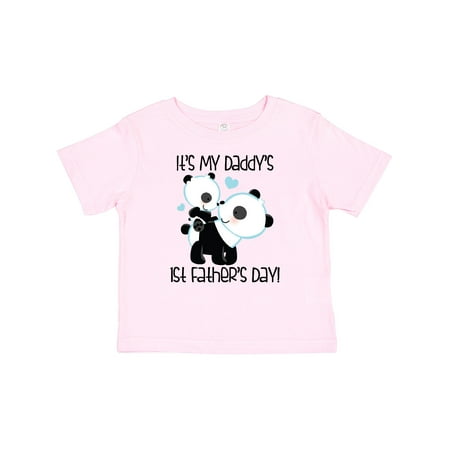 Inktastic My Daddy s 1st Fathers Day Gift Baby Boy T-Shirt