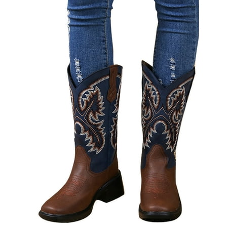 Crocowalk Womens Vintage Shoes Embroidered Cowgirl Boots Mid Calf Western Boot Retro Wide-Calf Ladies Casual Chunky Heel Brown 6
Crocowalk Womens Vintage Shoes Embroidered Cowgirl Boots Mid Calf Western Boot Retro Wide-Calf Ladies Casual Chunky Heel Brown 6