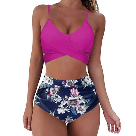 WOCLEILIY Women Loose Print Bikini Set Push Up Bathing Fashion Swimwear High Waist Swimsuit Sports Romper Sports Bra Top Bathing Suit Teens Swimsuits For Girls Womens Swimsuit With Shorts Bottom Bath 
WOCLEILIY Women Loose Print Bikini Set Push Up Bathing Fashion Swimwear High Waist Swimsuit Sports Romper Sports Bra Top Bathing Suit Teens Swimsuits For Girls Womens Swimsuit With Shorts Bottom Bath