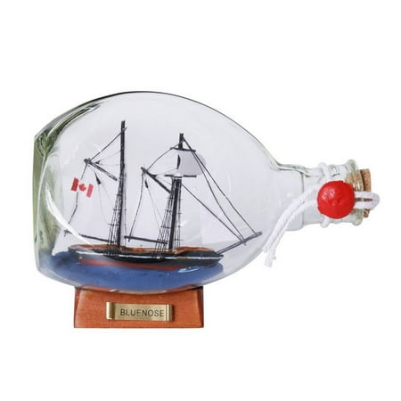Bluenose Sailboat in a Glass Bottle 7