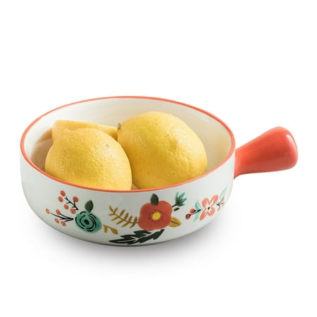 Qeeadeea Ceramic Soup Bowl With Handle 600ml Single Shallow Bowl Small Onion Soup Bowl Microwave And Oven Safe-red-20x15x5.5cm 600ml
Qeeadeea Ceramic Soup Bowl With Handle 600ml Single Shallow Bowl Small Onion Soup Bowl Microwave And Oven Safe-red-20x15x5.5cm 600ml