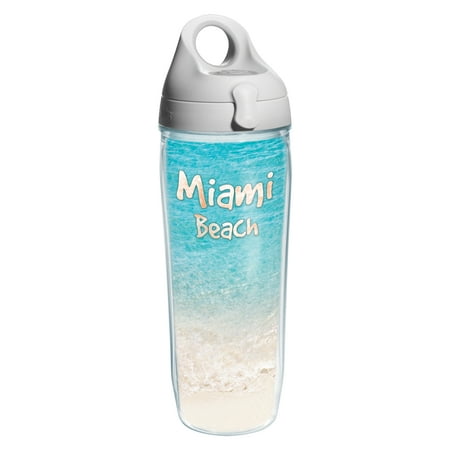 Tervis Tropical Miami Beach Made in USA Double Walled Insulated Tumbler Travel Cup Keeps Drinks Cold & Hot 24oz Water Bottle - Gray Lid Clear
Tervis Tropical Miami Beach Made in USA Double Walled Insulated Tumbler Travel Cup Keeps Drinks Cold & Hot 24oz Water Bottle - Gray Lid Clear