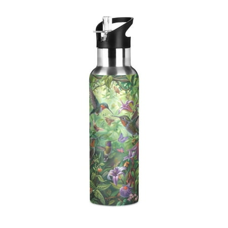 Water Bottles 20oz Straw Lid Wide Mouth Stainless Steel for School Sport Travel Hummingbirds Dance in Leaves
Water Bottles 20oz Straw Lid Wide Mouth Stainless Steel for School Sport Travel Hummingbirds Dance in Leaves
