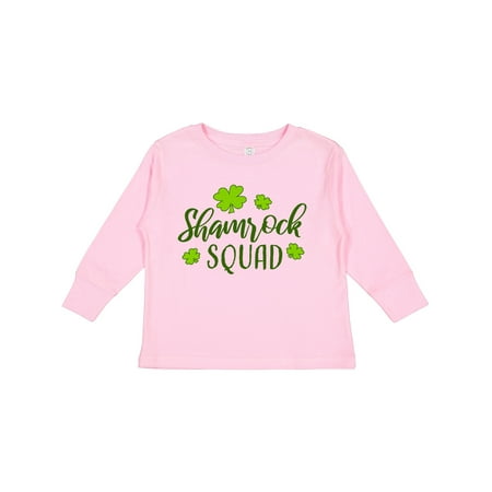 Inktastic Shamrock Squad with Four Leaf Clovers Gift Toddler Boy or Toddler Girl Long Sleeve T-Shirt
Inktastic Shamrock Squad with Four Leaf Clovers Gift Toddler Boy or Toddler Girl Long Sleeve T-Shirt