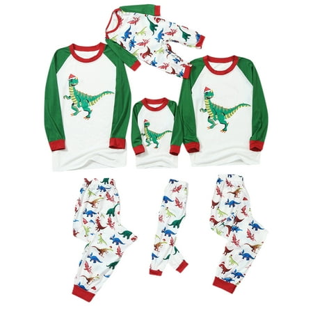 Licupiee Matching Family Christmas Pajamas Set Dinosaur Print Plaid Sleepwear for Family Mom Dad Kids Baby 
Licupiee Matching Family Christmas Pajamas Set Dinosaur Print Plaid Sleepwear for Family Mom Dad Kids Baby