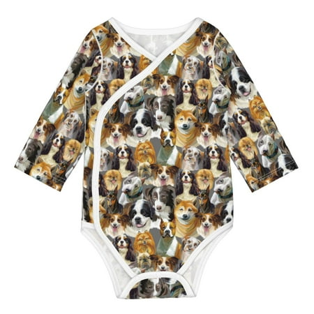 Coaee Cute Dog for Soft Cotton Baby Long-Sleeve Bodysuit Girls Boys Bodysuit Romper
Coaee Cute Dog for Soft Cotton Baby Long-Sleeve Bodysuit Girls Boys Bodysuit Romper