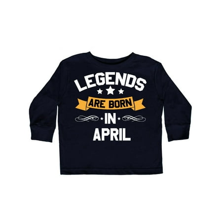 Inktastic legends are born in april Gift Toddler Boy or Toddler Girl Long Sleeve T-Shirt
Inktastic legends are born in april Gift Toddler Boy or Toddler Girl Long Sleeve T-Shirt